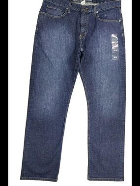 EDDIE BAVER Men's Straight-Leg Jeans in Indigo Blue Size 36